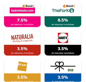 section Bons d'achat sur fidme