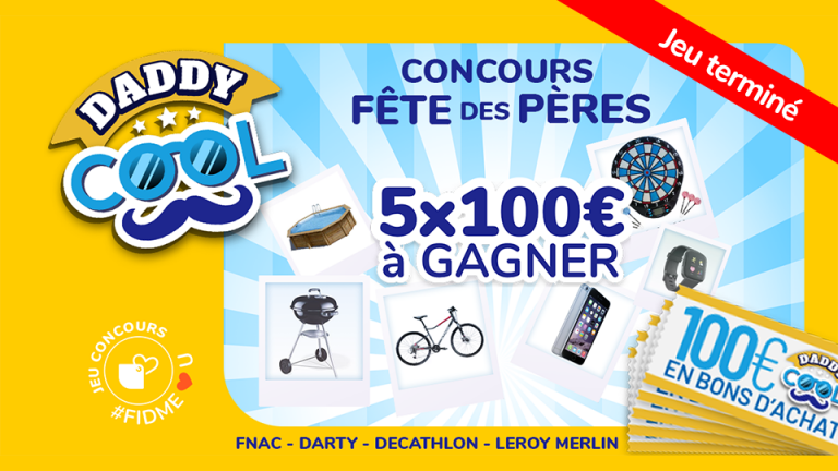 Jeu Concours Leroy Merlin 2022 Fete Des Peres Jeu concours fête des Pères - Daddy Cool 500€ à gagner - Fidme
