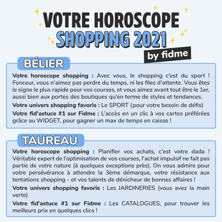 1HOROSCOPE SHOPPING FIDME_BELIER_TAUREAU