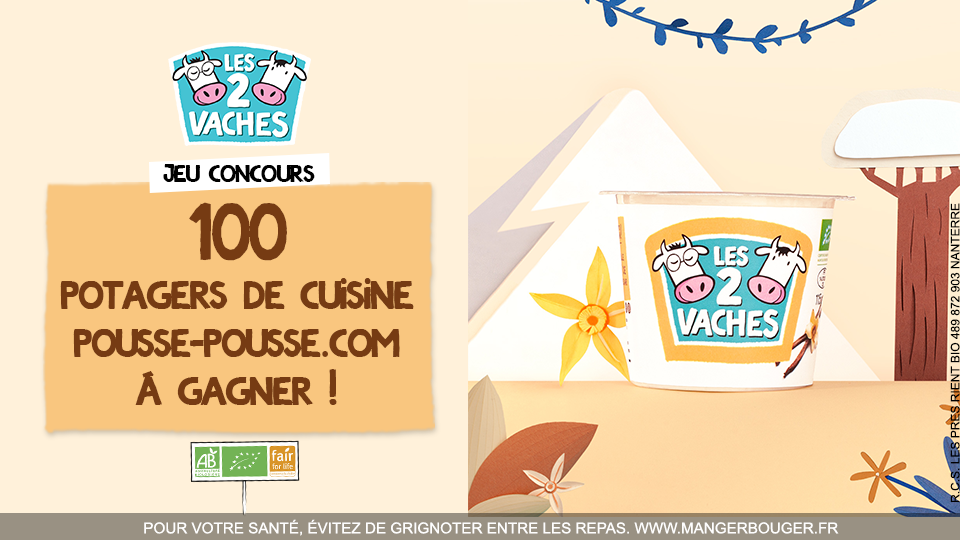 Gagnez votre potager de cuisine avec Les 2 Vaches sur Fidme
