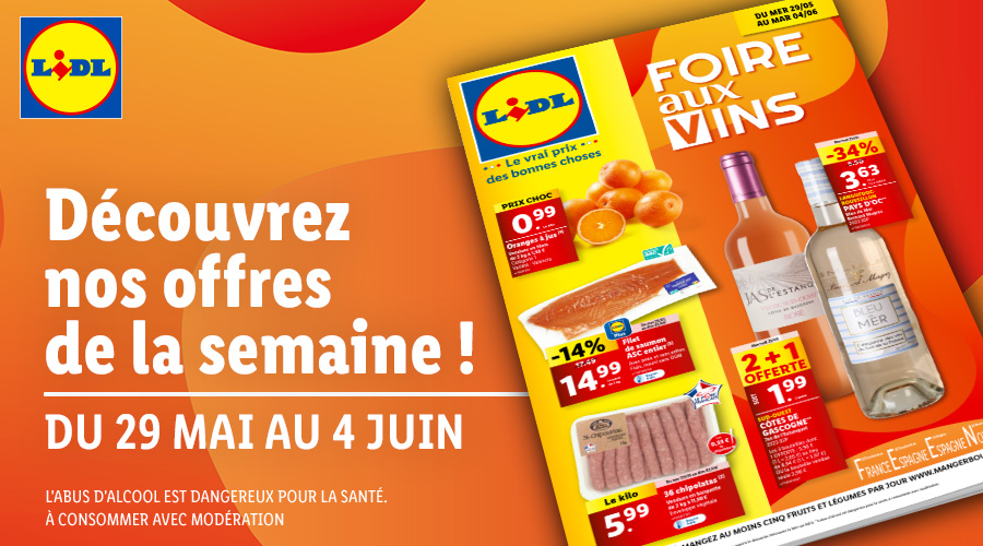 Place la foire aux vins chez lidl fidme